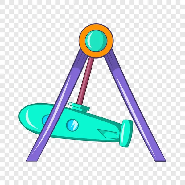 Raket swing ikon, tecknad stil — Stock vektor