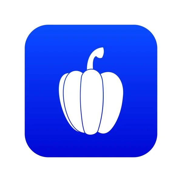 Ícone de pimenta azul digital — Vetor de Stock