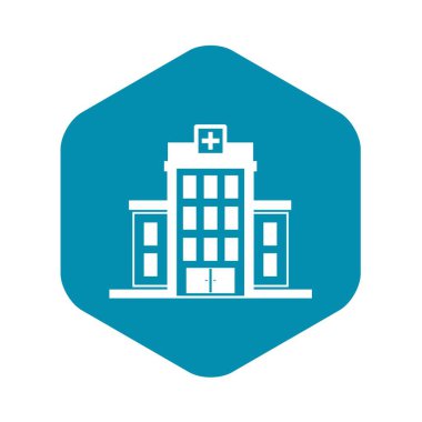 Hastane simgesi, basit tarzı