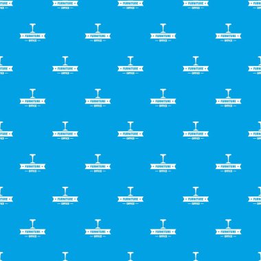 Sandalye ofis desen vektör kesintisiz mavi