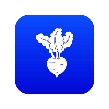 Taze pancar simgesi dijital mavi