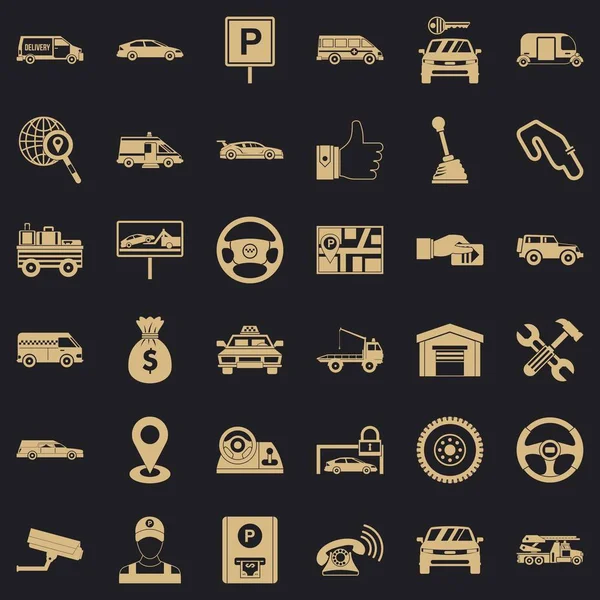 Venicle Icons set, basit tarzı