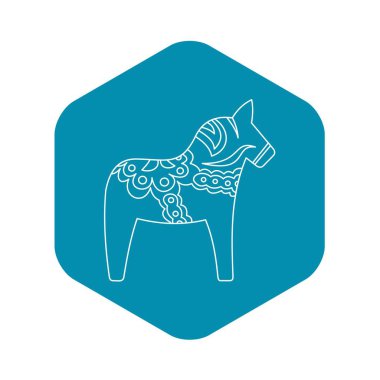 Oyuncak at simgesi, anahat stili