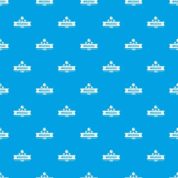 Molekül fizik desen vektör kesintisiz mavi