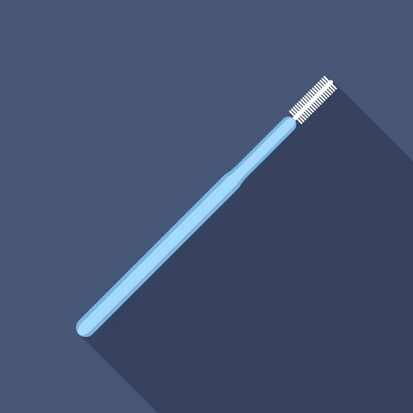 Icône de bâton dentaire, style plat — Image vectorielle