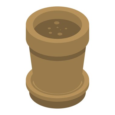 Çömlek simgesi, izometrik biçim