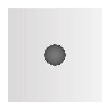 Bir nokta zar simgesi, karikatür tarzı