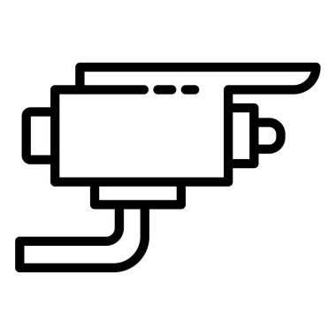 Güvenlik kamerası simgesi, özet biçimi