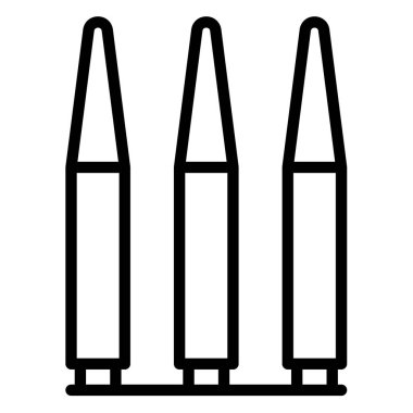 Silah mermi simgesi, anahat stili