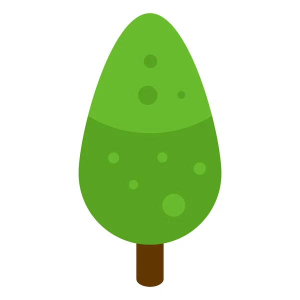 Park tree icon, isometric style — Stock Vector