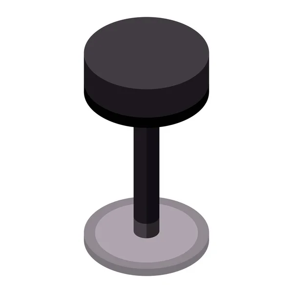 Icono de silla de bar, estilo isométrico — Vector de stock