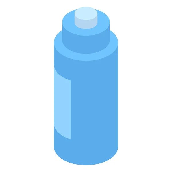 Ikon botol olahraga air biru, gaya isometrik - Stok Vektor
