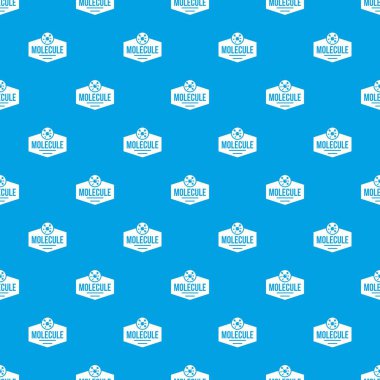 Molekül hayat desen vektör kesintisiz mavi