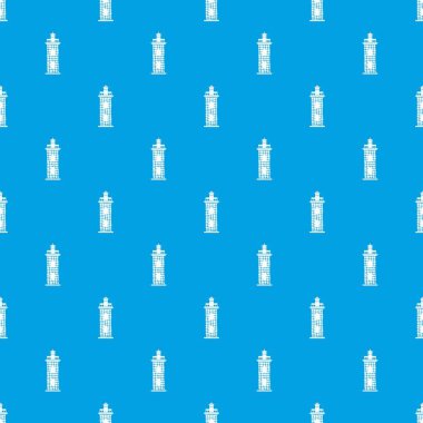 Taş deniz feneri desen vektör kesintisiz mavi