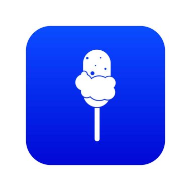 Dondurma simgesi dijital mavi