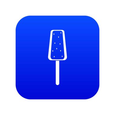 Dondurma simgesi dijital mavi