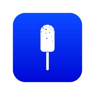Dondurma simgesi dijital mavi