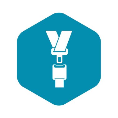 Emniyet kemeri simgesi, basit tarzı