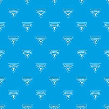 Biyokimya desen vektör kesintisiz mavi