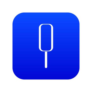 Dondurma simgesi dijital mavi