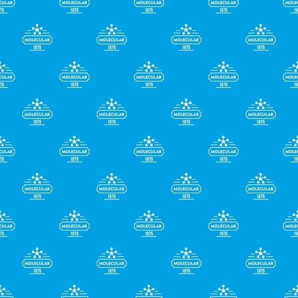 Moleküler desen vektör kesintisiz mavi