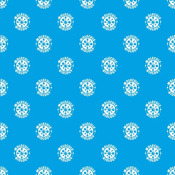 Molekül biyolojisi desen vektör kesintisiz mavi