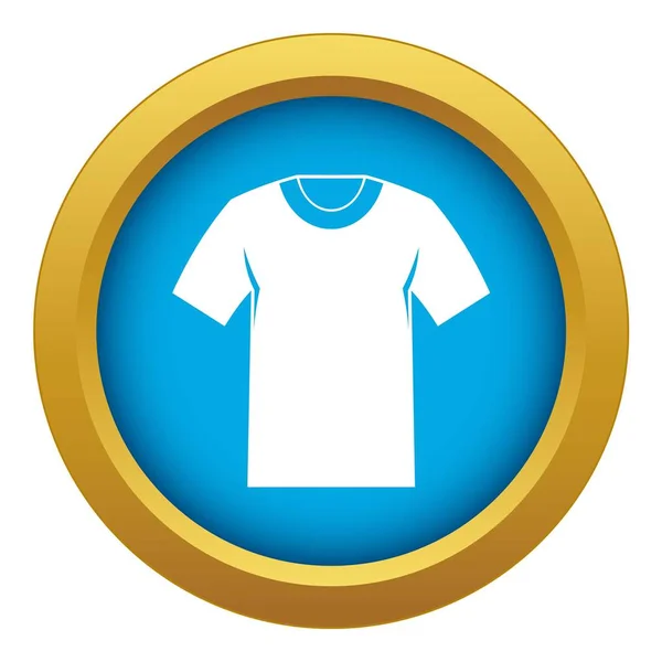 Camiseta icono azul vector aislado — Archivo Imágenes Vectoriales