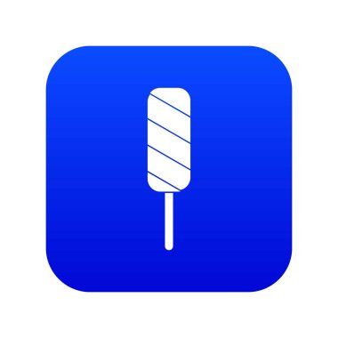 Dondurma simgesi dijital mavi