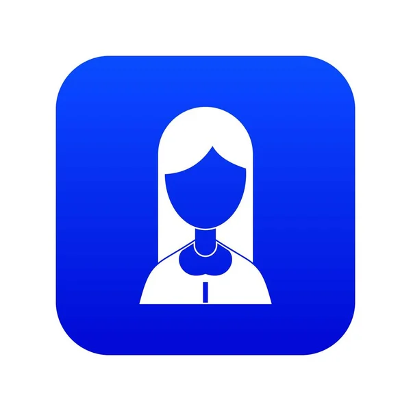Matka ikonu digitální modrá — Stockový vektor