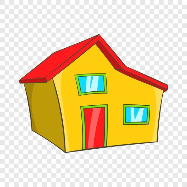 Icona immobiliare, stile cartone animato — Vettoriale Stock