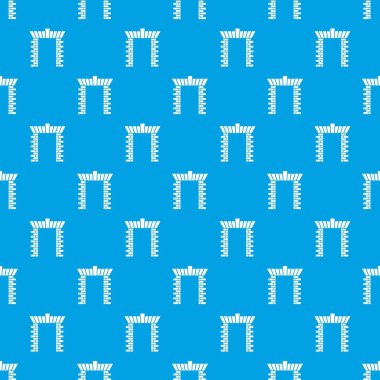 Blok kapısı desen vektör kesintisiz mavi