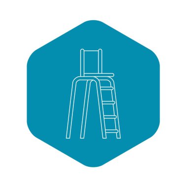 Tenis tower hakim simgesi, anahat stili için