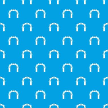 Duvar yapısı desen vektör kesintisiz mavi