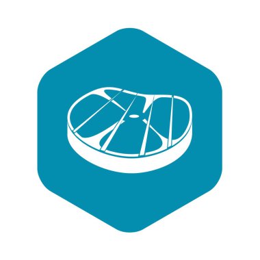 Biftek simgesi, basit stil