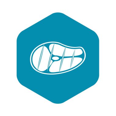 Biftek simgesi, basit stil