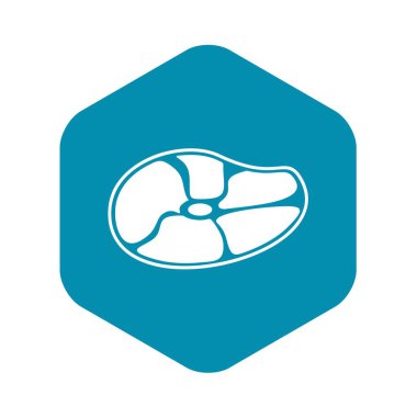 Biftek simgesi, basit stil