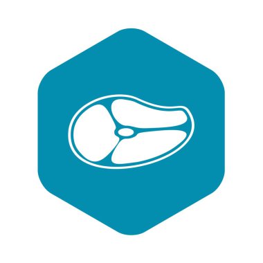 Biftek simgesi, basit stil