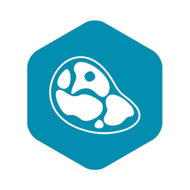 Biftek simgesi, basit stil