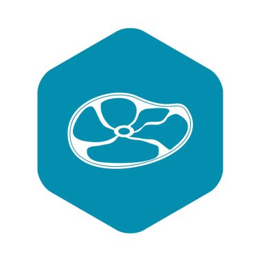 Biftek simgesi, basit stil