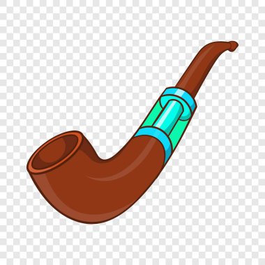 Elektronik sigara boru simgesi, karikatür tarzı