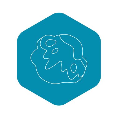 Ay taşı simgesini, anahat stili