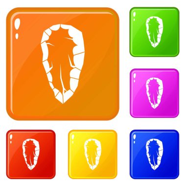 Eski araç simgeler vektör renk ayarla