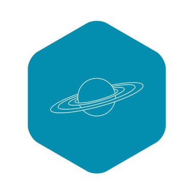 Satürn gezegen simgesi, özet biçimi