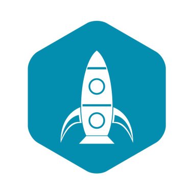 Roket simgesi, basit tarzı