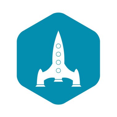 Roket simgesi, basit tarzı