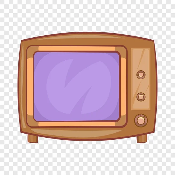 Retro tv icon in cartoon style — Stock Vector