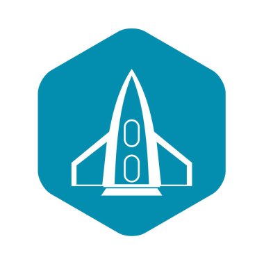 Roket simgesi, basit tarzı