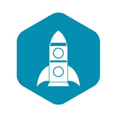 Roket simgesi, basit tarzı