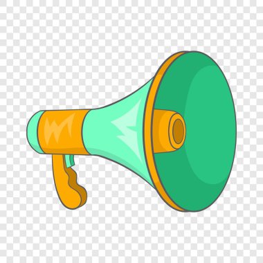 Yeşil hoparlör simgesi, karikatür tarzı