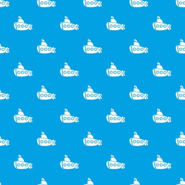 Denizaltı eski desen vektör kesintisiz mavi